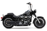 3" Nh Series Slip Ons Black Fat Boy/Dce 07 17 - COBRA