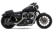 3" Nh Series Slip Ons Black Sportster 14 22 - COBRA
