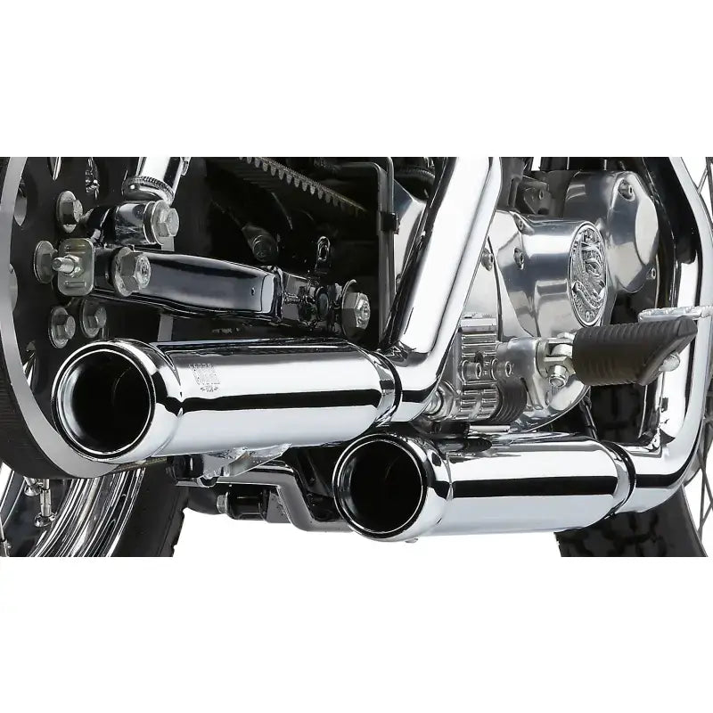 3" Nh Series Slip Ons Chrome Sportsters 91 03 - COBRA