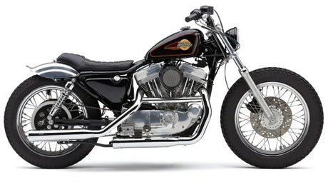 3" Nh Series Slip Ons Chrome Sportsters 91 03 - COBRA