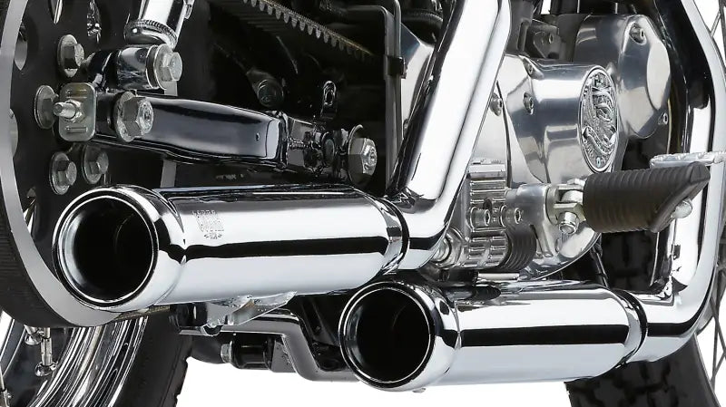 3" Nh Series Slip Ons Chrome Sportsters 91 03 - COBRA