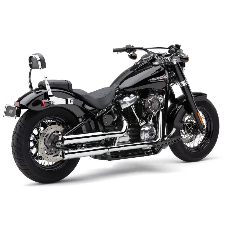 3" Nh Series Slip Ons Chrome Softail 18 22 - COBRA