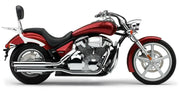 3" Slip On Chrome Hon Vt1300cr/Cs/Ct/Cx 10 19 - COBRA