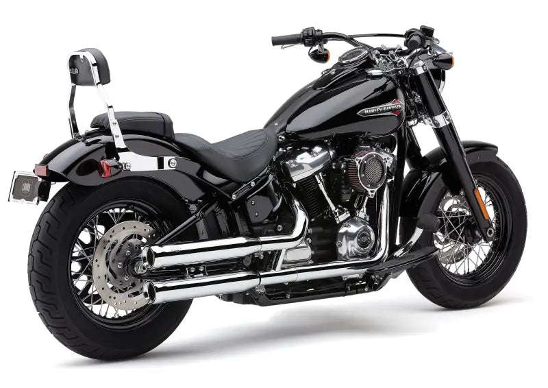 3" Nh Series Slip Ons Chrome Softail 18 22 - COBRA