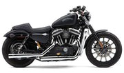 3" Nh Series Slip Ons Chrome Sportster 14 22 - COBRA