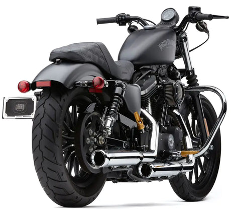 3" Nh Series Slip Ons Chrome Sportster 14 22 - COBRA