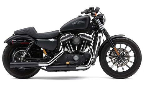 3" Nh Series Slip Ons Chrome Sportster 04 13 - COBRA