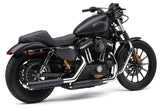 3" Nh Series Slip Ons Chrome Sportster 04 13 - COBRA