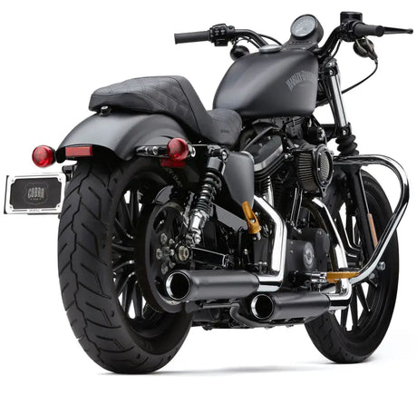 3" Nh Series Slip Ons Chrome Sportster 04 13 - COBRA