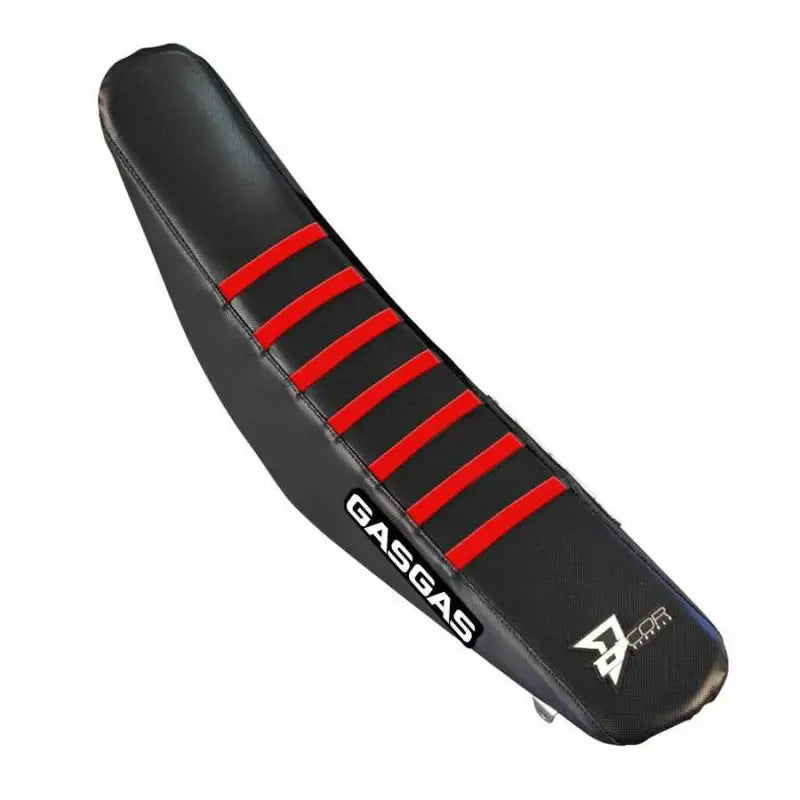 D-COR 30-65-005 Seat Cover Black/Red Ribs