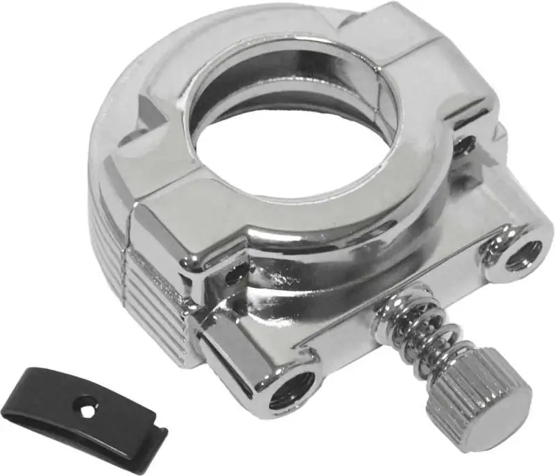 30-665A Throttle Clamp Dual Cable Chrome