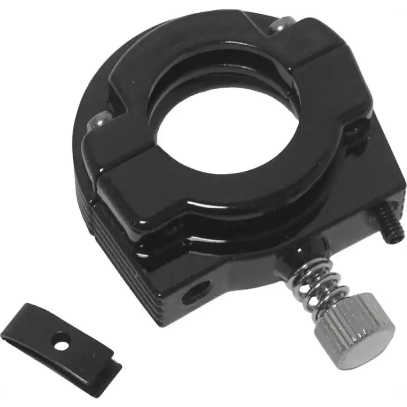 HARDDRIVE 30-665AB Throttle Clamp Dual Cable Gloss Black