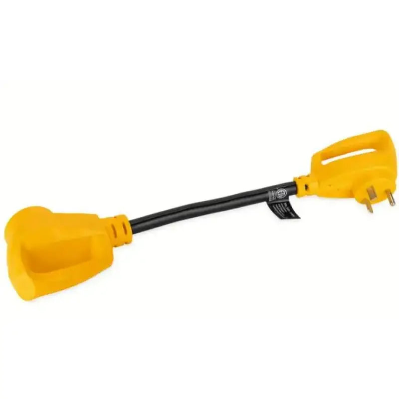 Yellow RV power adapter Wergrip Dogbone Card CSA for RV parts & accessories