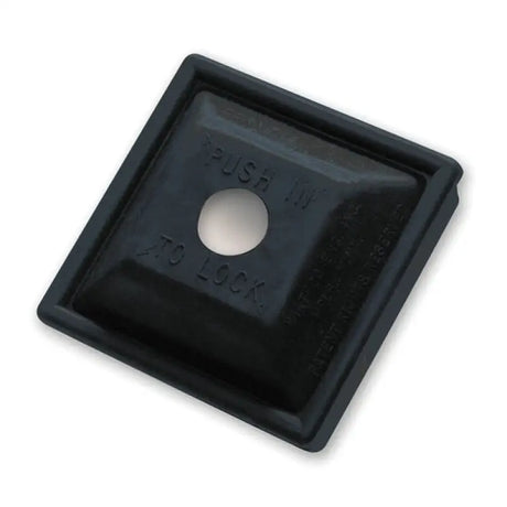 Square black plastic push-in cover for 30000-7 Wirthco Locking Bumper Plug