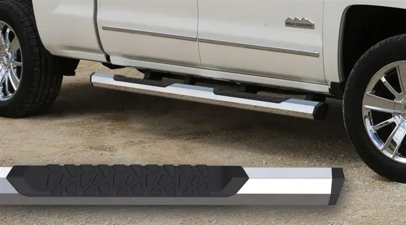 Chrome truck side steps Maxway Octa Series Nerf Bar for easy access