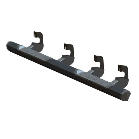 Black truck side step from Maxway Octa Series Nerf Bar for easy pickup access