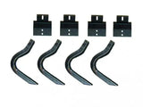 LUND 300038 Lund 04-14 Ford F-150 SuperCab (80in) EZ Running Board Mounting Bracket Kit - Brite