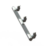 Silver and gray truck side step bar from Maxway Octa Series for easy access