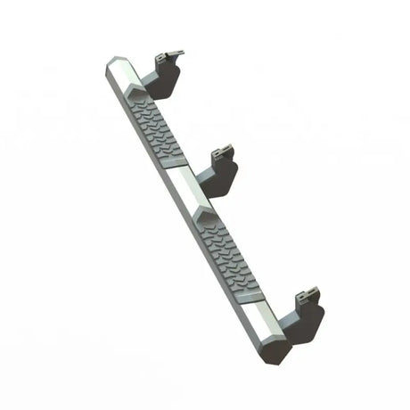 Silver truck side step bar from Maxway Octa Series for easy step access