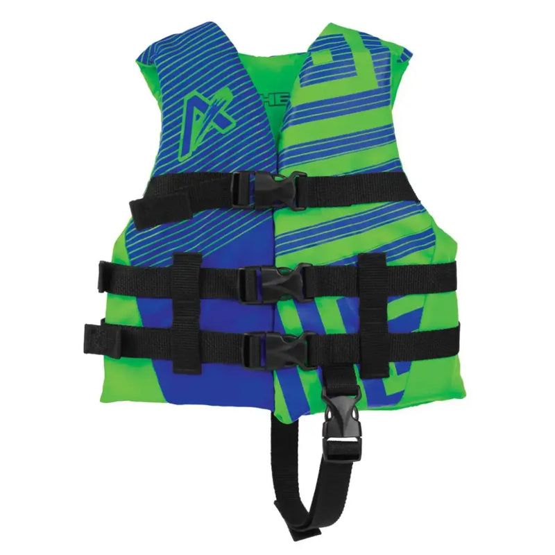 "30081-02-A-LGBL Airhead Airhead Trend Vest Green / Blue, high-quality design, comfortable fit, reliable buoyancy, stylish green and blue color, perfect for water activities."