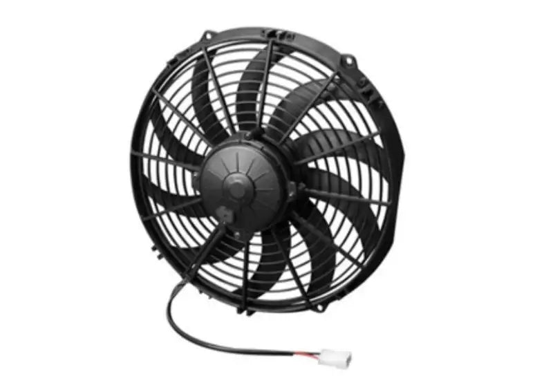 Holley 12 inch high perf fan with 4 black blades and cord