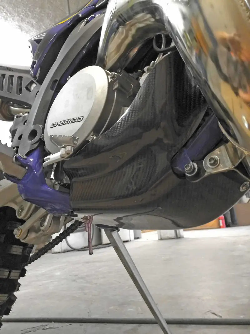 301066-ORG Skid Plate Carbon Fiber Orange