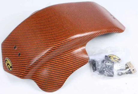 301074-ORG Skid Plate Carbon Fiber Orange