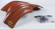 301077-ORG Skid Plate Carbon Fiber Orange