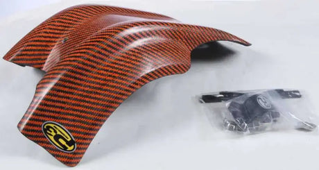 301077-ORG Skid Plate Carbon Fiber Orange