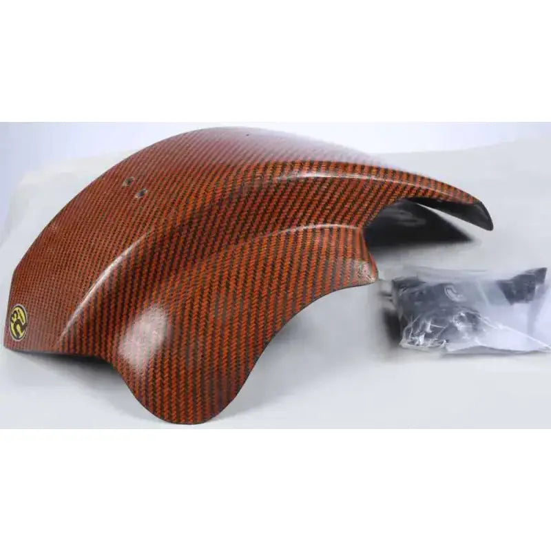 301090-ORG Skid Plate Carbon Fiber Orange