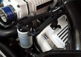 J&L 3012D-C J&L 07-14 Ford Mustang GT500 Driver Side Oil Separator 3.0 - Clear Anodized