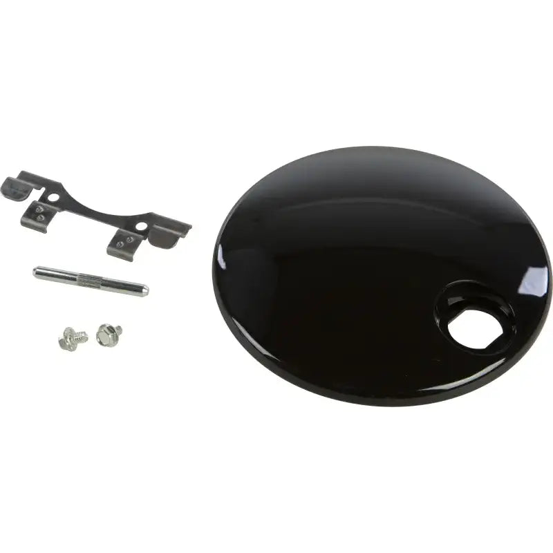 301311 Harddrive Fuel Tank Console Door Gloss Black Touring/Trike 08-Up