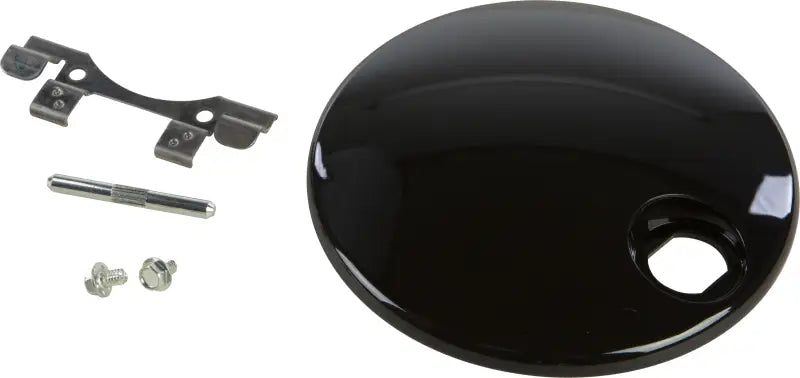 301311 Harddrive Fuel Tank Console Door Gloss Black Touring/Trike 08-Up