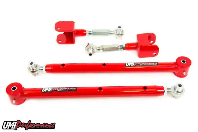 UMI Performance 301417-R UMI Performance 78-88 GM G-Body Adjustable Upper & Lower Control Arm Kit