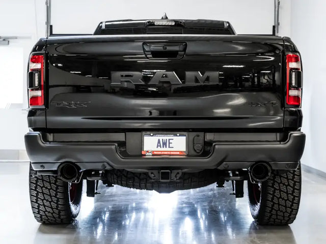 3015-33005 Awe 0Fg Catback Ram Trx - Black Tip - Exhaust System Kit