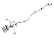 AWE Tuning 3015-42666 AWE Tuning 2017+ Honda Civic Type R Touring Edition Exhaust w/Front & Mid Pipes - Chrome Silver Tips