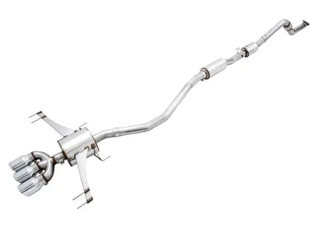 AWE Tuning 3015-42666 AWE Tuning 2017+ Honda Civic Type R Touring Edition Exhaust w/Front & Mid Pipes - Chrome Silver Tips