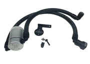 J&L 3016D-C J&L 11-17 Ford F-150 5.0L / 11-14 Ford F-150 6.2L Driver Side Oil Separator 3.0 - Clear Anodized