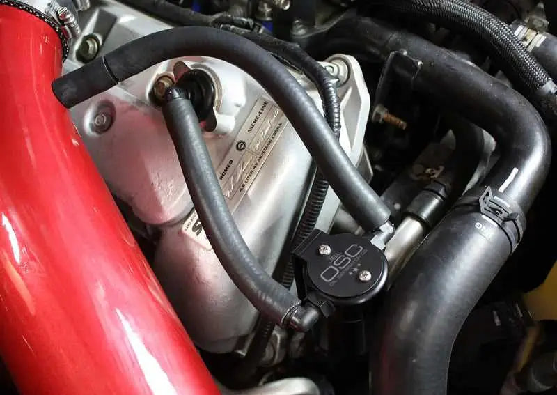 J&L 3018P-B J&L 99-04 Ford Mustang SVT Cobra Passenger Side Oil Separator 3.0 - Black Anodized