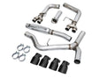 3020-43979 AWE Wrx Vb Track Exhaust components laid out, showcasing the precision-engineered design for performance and style.
