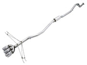 AWE Tuning 3020-52008 AWE Tuning 2016+ Honda Civic Si Track Edition Exhaust w/Front Pipe & Triple Chrome Silver Tips