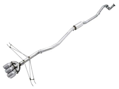 AWE Tuning 3020-52008 AWE Tuning 2016+ Honda Civic Si Track Edition Exhaust w/Front Pipe & Triple Chrome Silver Tips