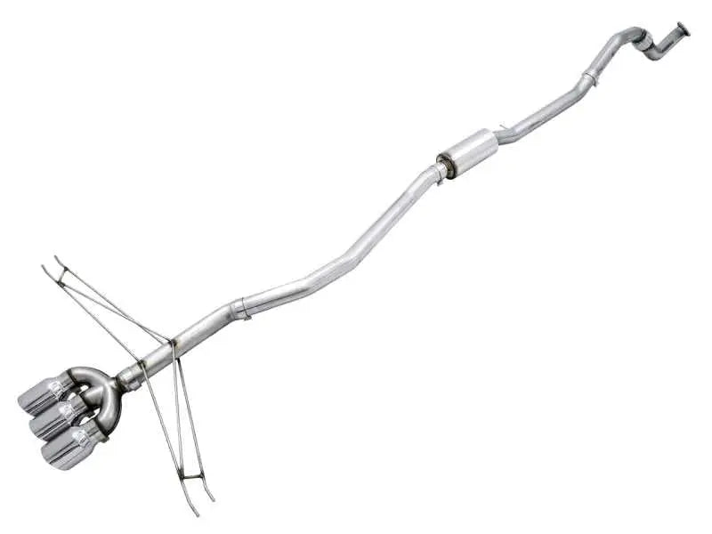 AWE Tuning 3020-52008 AWE Tuning 2016+ Honda Civic Si Track Edition Exhaust w/Front Pipe & Triple Chrome Silver Tips