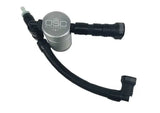 J&L 3020P-C J&L 11-17 Ford Mustang GT (w/Roush/VMP S/C) Passenger Side Oil Separator 3.0 - Clear Anodized