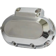 302226 Trans Side Cover Chrome 6 Spd Twin Cam 07 17 & Dyna 06