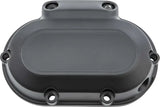 302227 Trans Side Cover Flat Black 6 Twin Cam 07 17 & Dyna 06