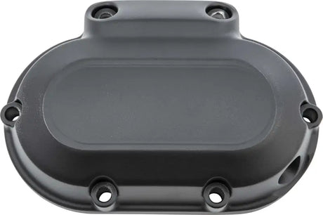 302227 Trans Side Cover Flat Black 6 Twin Cam 07 17 & Dyna 06