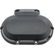 302227 Trans Side Cover Flat Black 6 Twin Cam 07 17 & Dyna 06