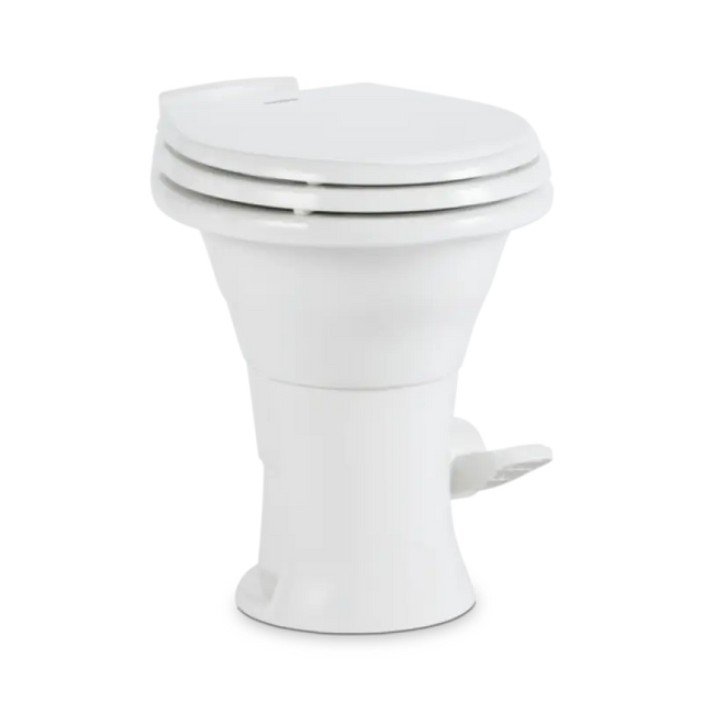 Dometic 302310081 310-Wsc/Rt/White RV Toilet - White Ceramic, Easy Installation, Reliable Performance.