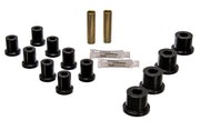 Energy Suspension 2.2116G Energy Suspension Jeep Spring Bushing Set - Black